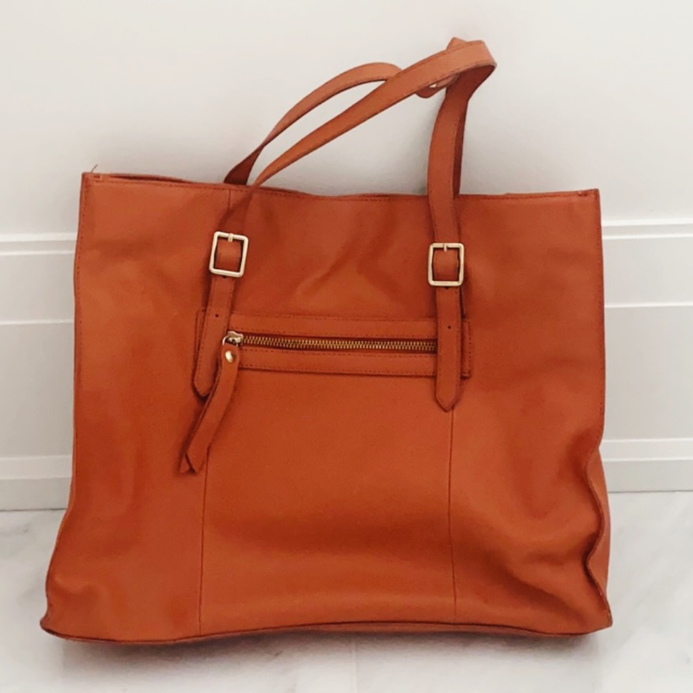 Saks Fifth Avenue leather purse